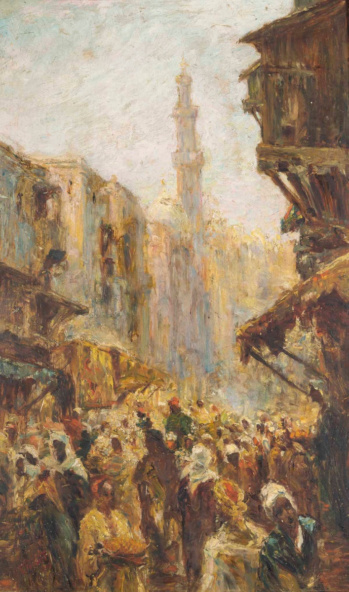 Une peinture orientaliste HSP, fin du XIXe siècle — 2