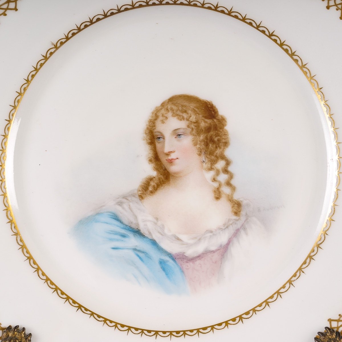 Série d'Assiettes Limoges portraits de Rois et Reines fin du XIXe siècle — 7