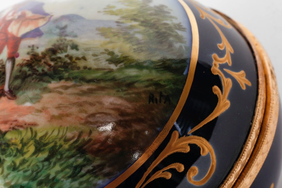Coffret à bijoux en porcelaine de Limoges — 11