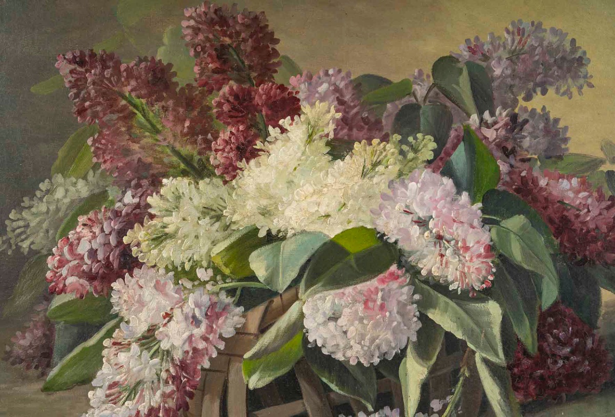 Un tableau de fleurs, Hortensia - SAVAROL fin du XIXe siècle — 6