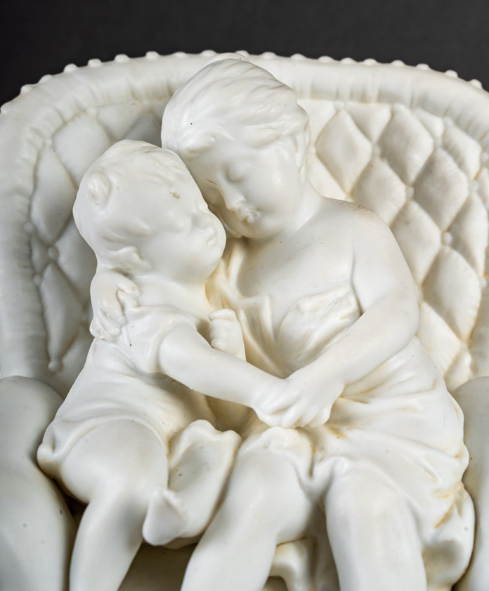 Miniature Nid en biscuit fin du XIXe siècle — 8