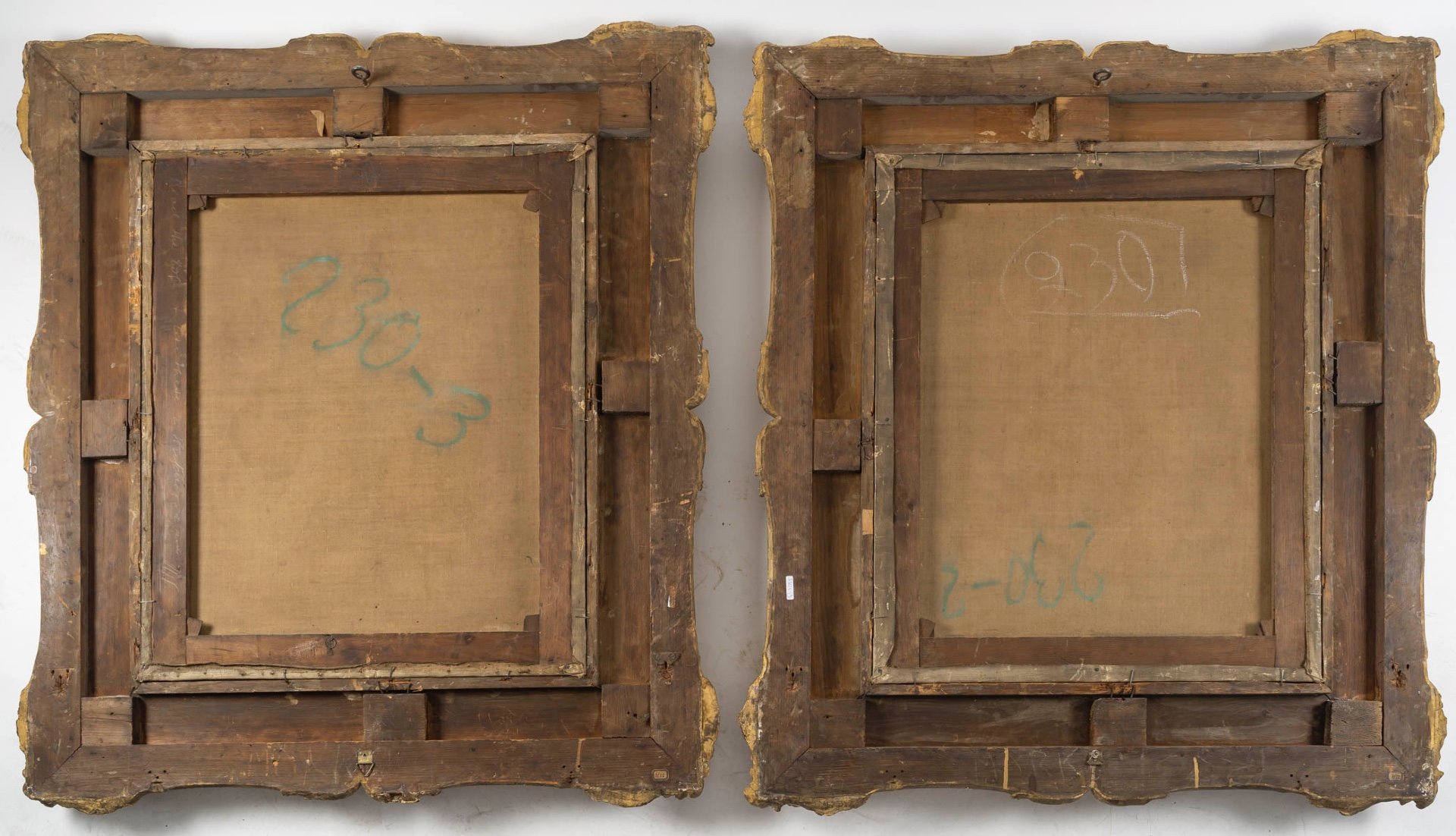 École flamande une paire de tableaux huile sur toile, XIXe siècle — 26