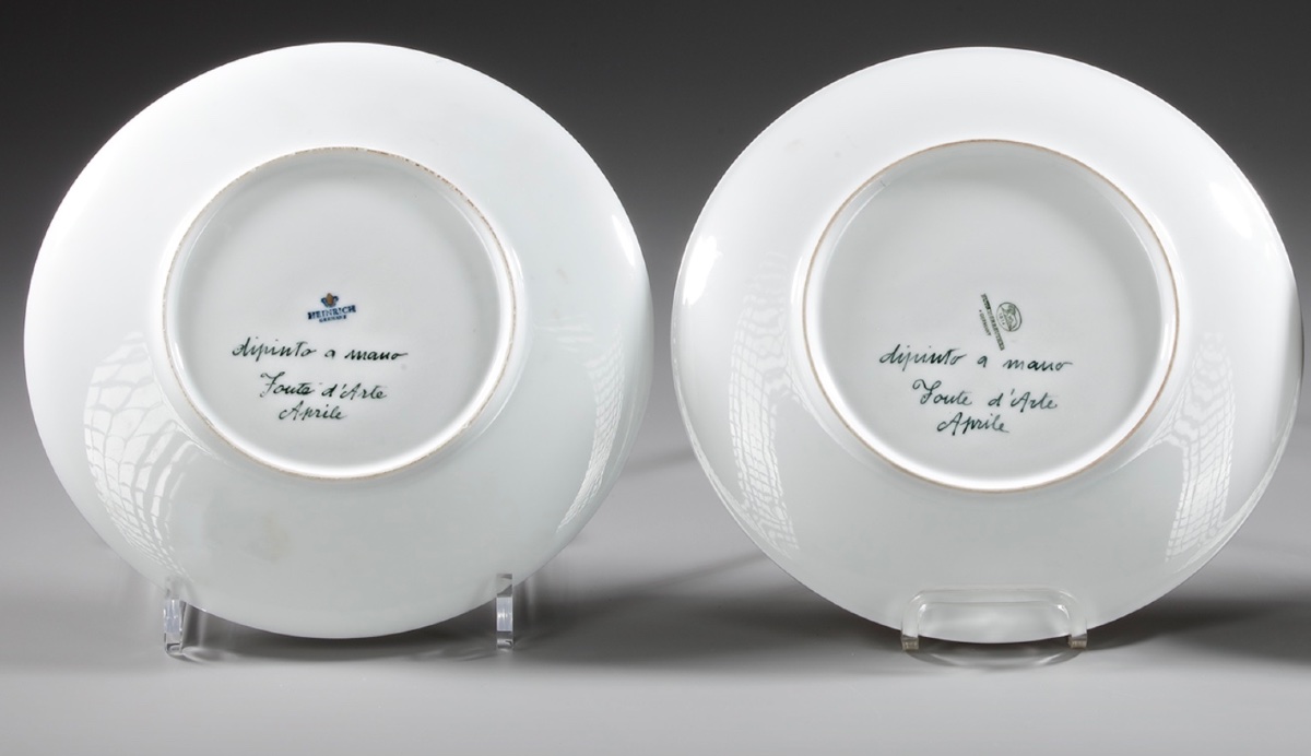 Une série de trois assiettes en porcelaine, Allemagne XIX — 10