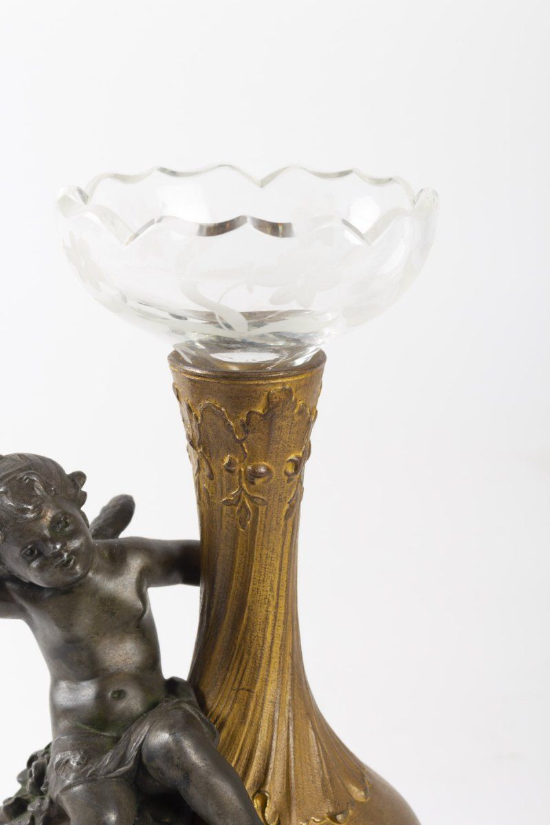 Paire de petits vases Soliflore Napoléon III — 7