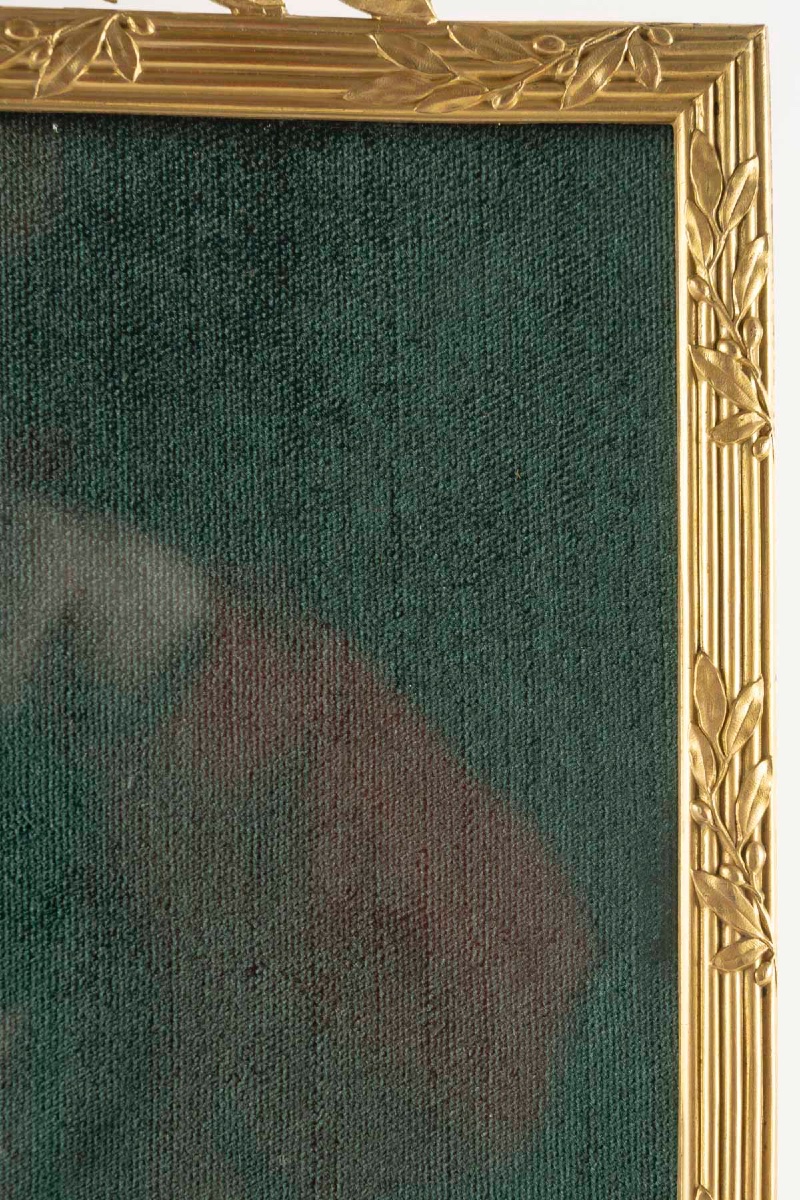 Un Cadre Photo en bronze doré, fin du XIXe siècle — 9