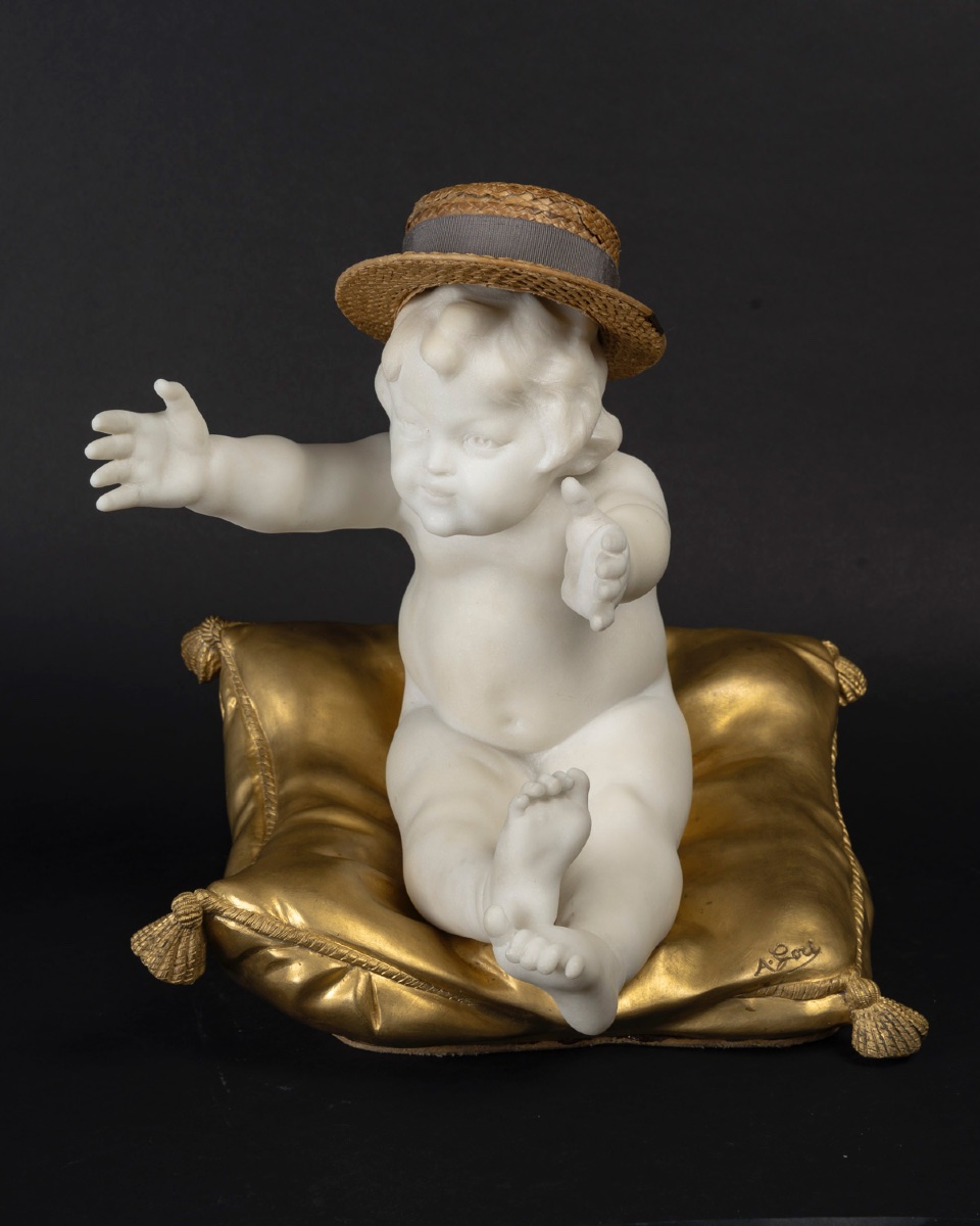 Sculpture en marbre Affortunato GORY (1895 - 1925) — 3