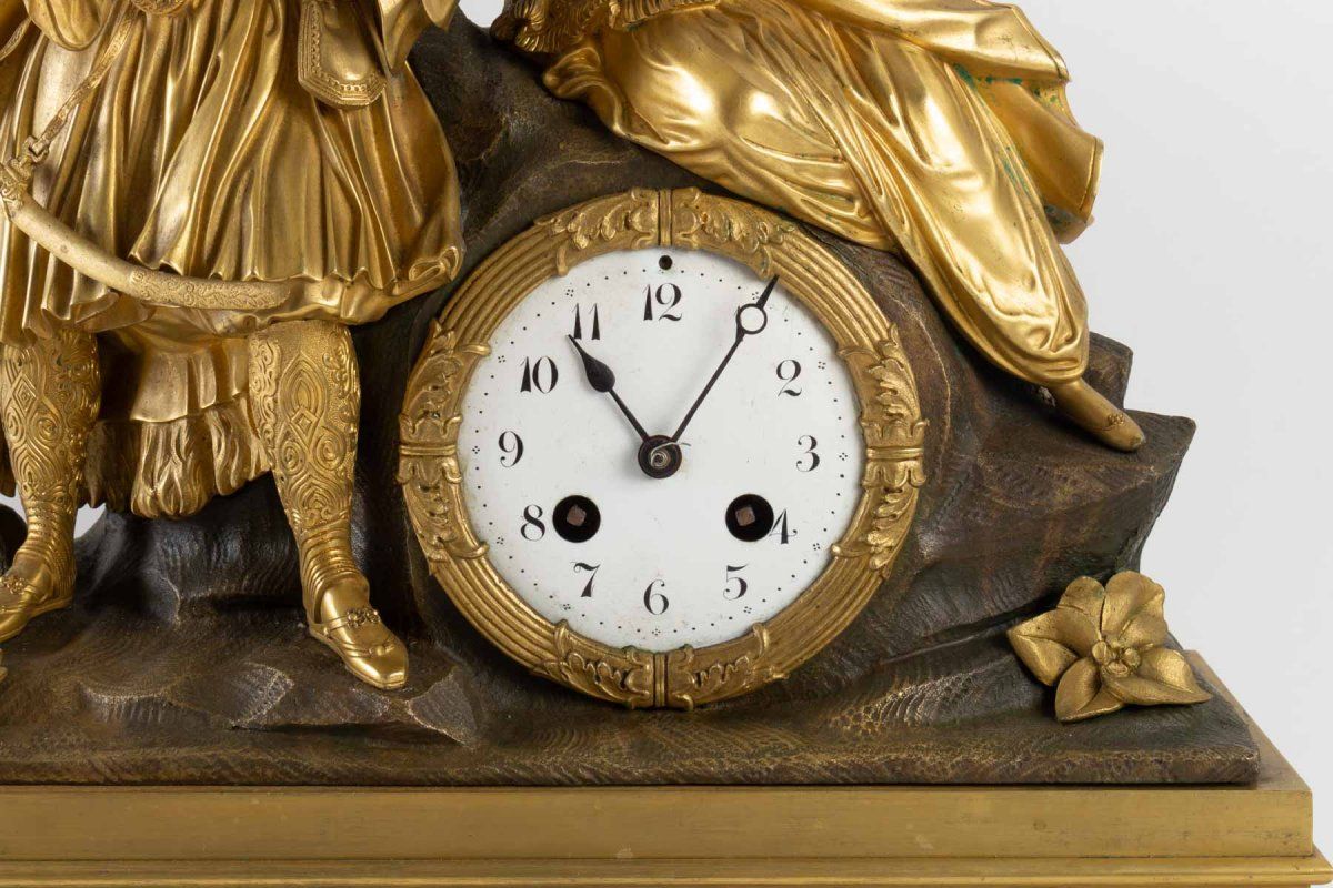 Pendule Orientaliste d'époque Restauration à Figures de Turcs. — 3