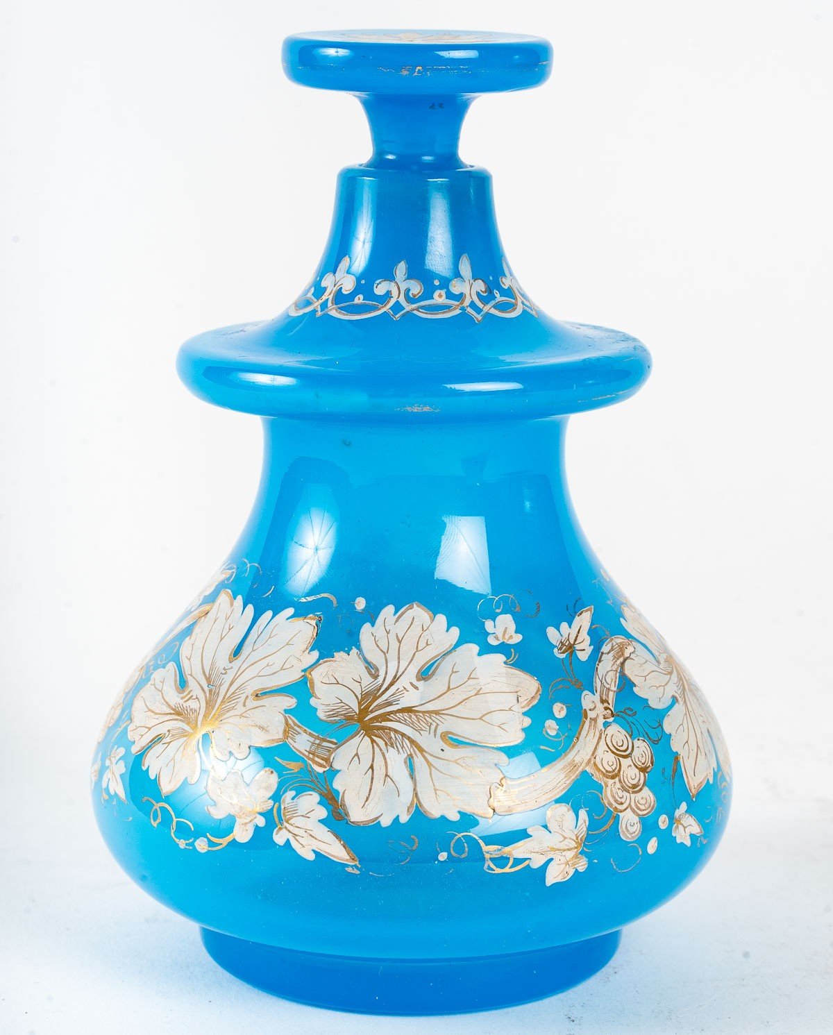 Service à eau en opaline bleu fin du XIXe siècle — 4