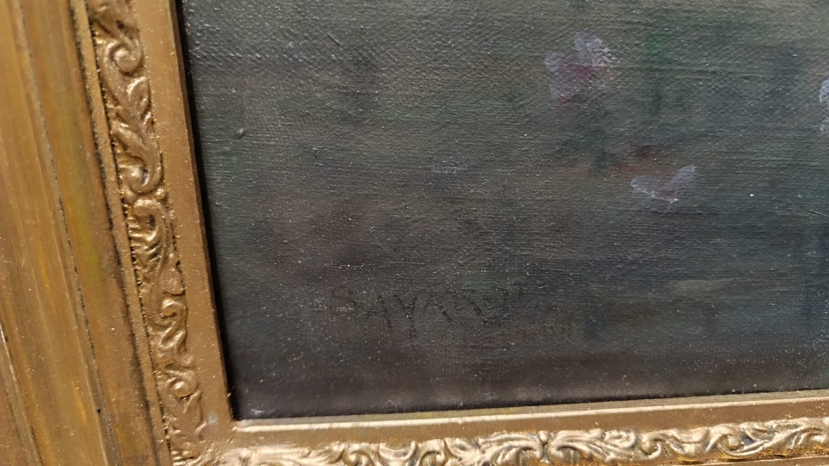 Un tableau de fleurs, Hortensia - SAVAROL fin du XIXe siècle — 12