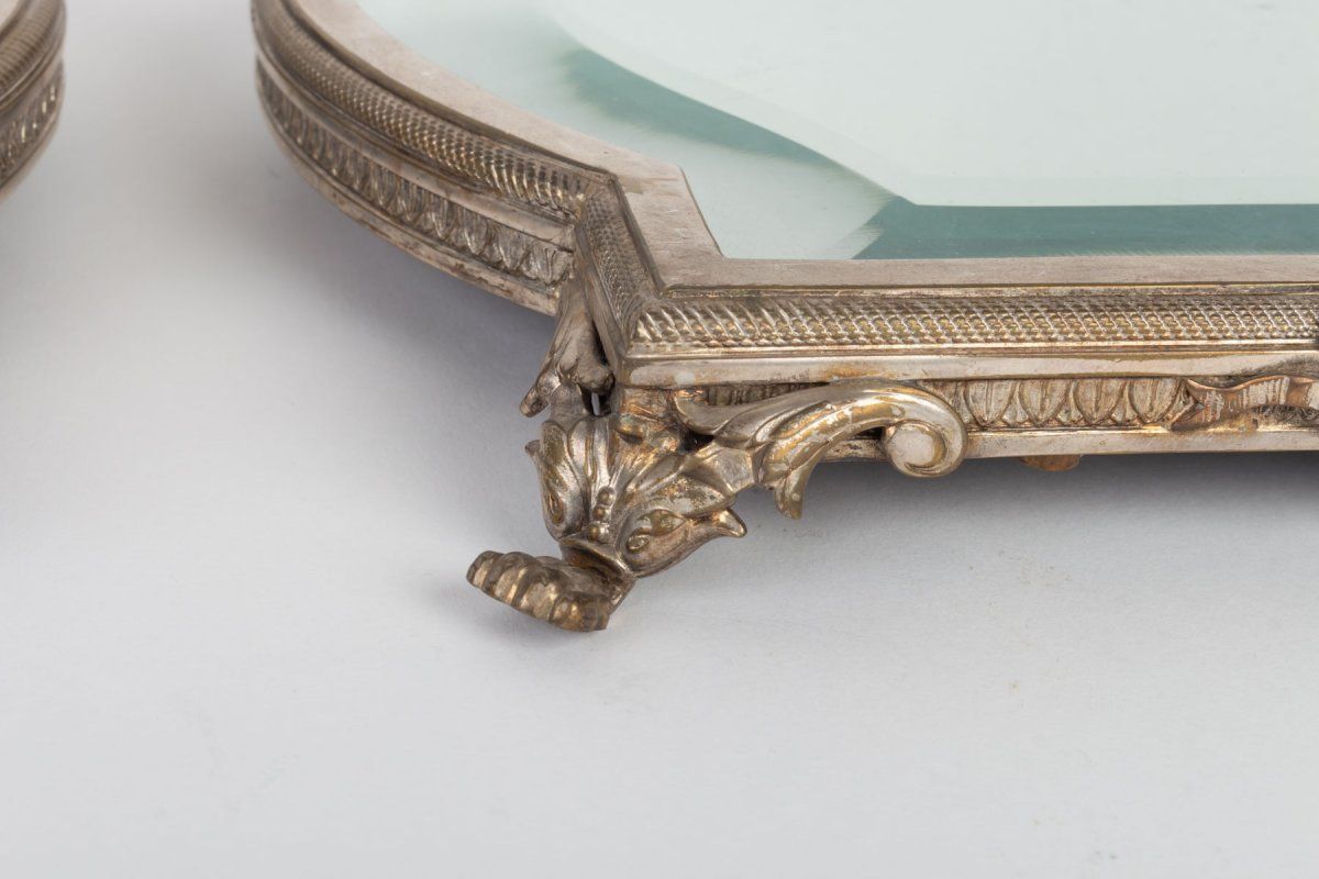 Surtout de table bronze argenté — 6