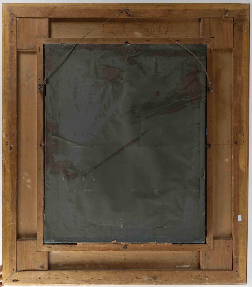 Pastel un grand pastel encadré, fin du XIXe siècle — 12