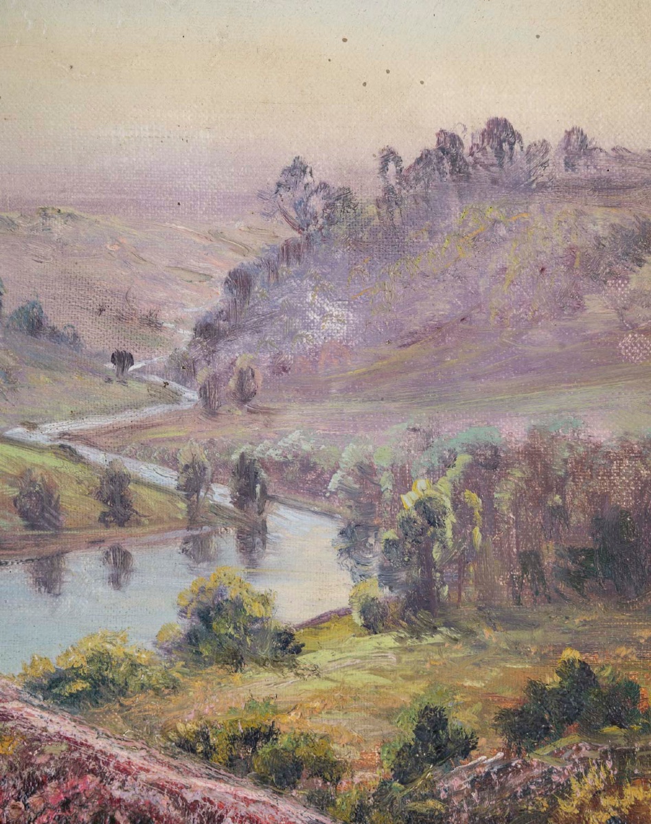 Tableau paysage Gaston Anglade, fin du XIXe siècle — 7