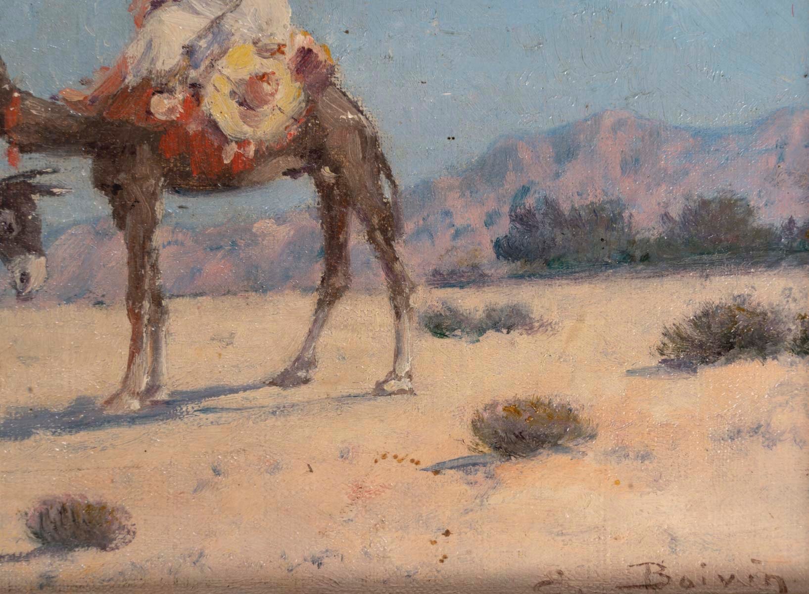 Une paire de tableaux orientalistes huile sur toile, BOIVIN — 22