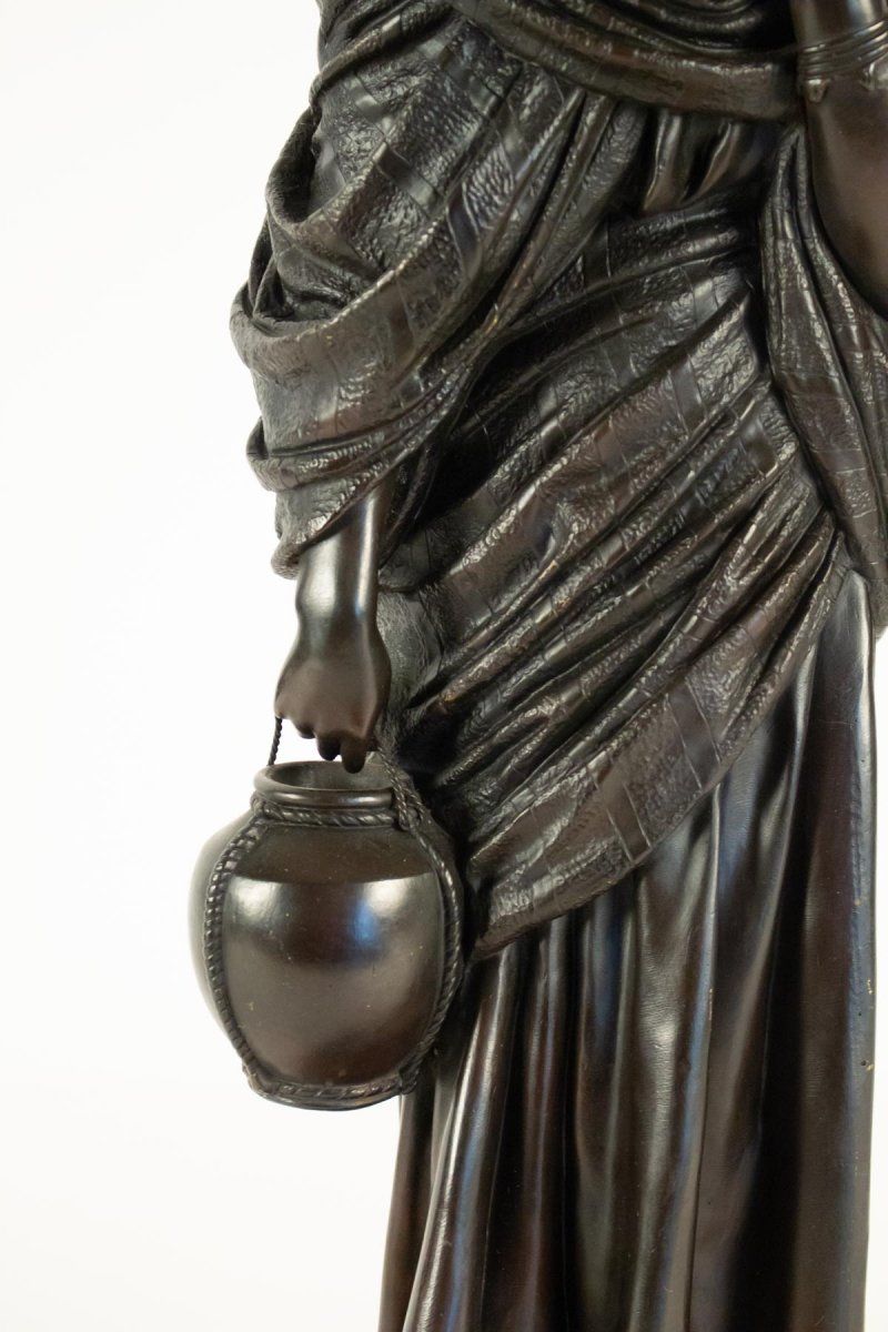 Chiparus Demetre, Statue Orientaliste en bronze à Patine Brune — 4
