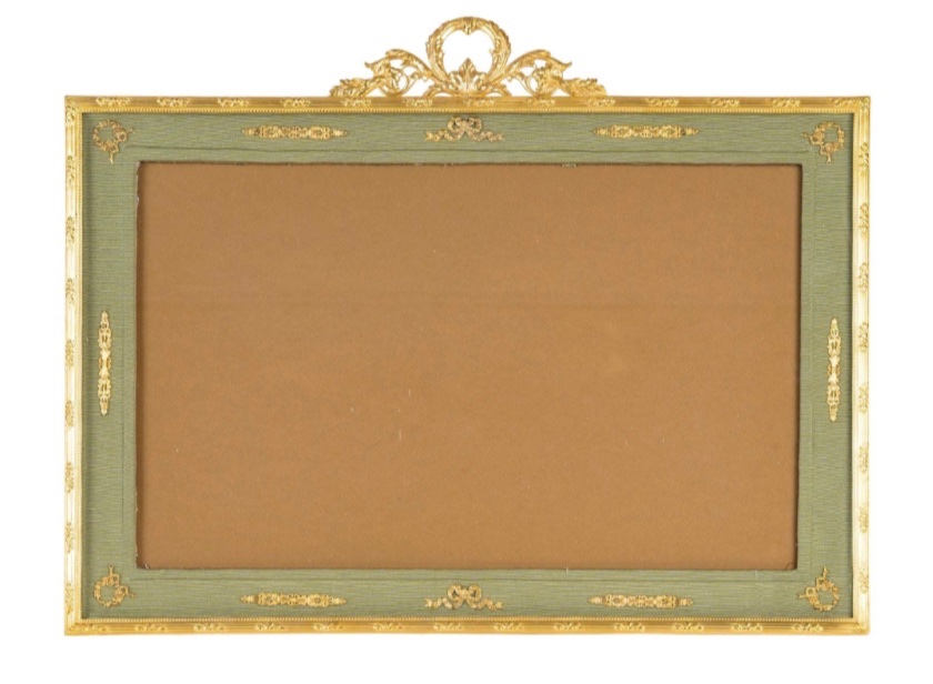 Grand cadre photo en bronze doré de style Louis XVI, fin du XIXe siècle — 5