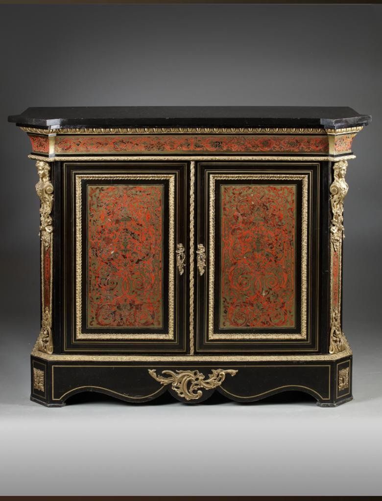 Meuble à Hauteur d'Appui Boulle fin du XIXe siècle — 3