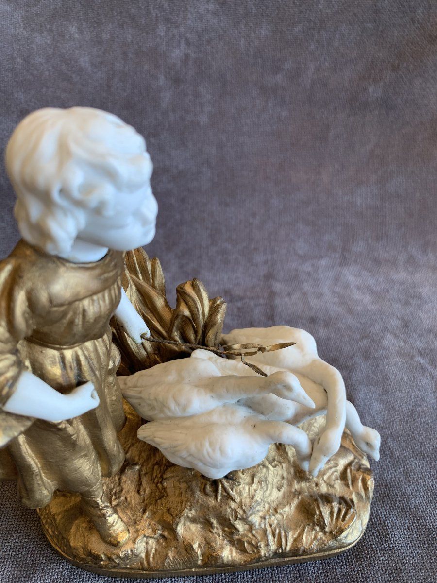 Figurine petite fille aux Oies — 9