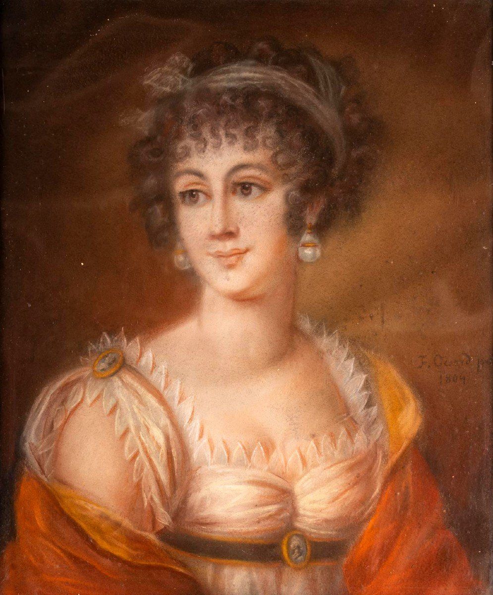 Pastel portrait d'une Elegante — 3