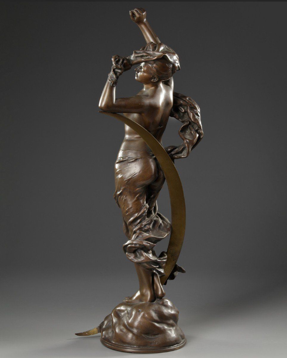 Garniture de Cheminée et Ses Deux candélabres en bronze, époque Napoléon III — 10