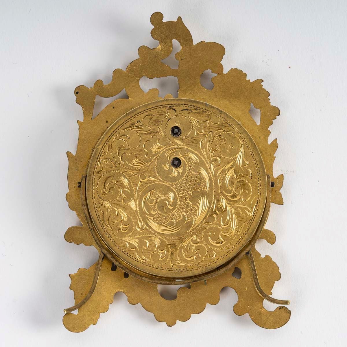 Miniature pendule en émail, fin du XIXe siècle — 4