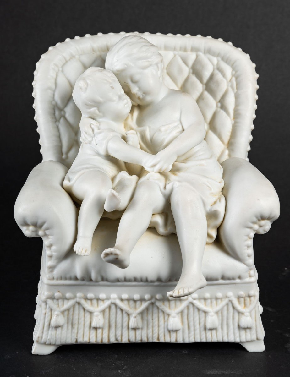 Miniature Nid en biscuit fin du XIXe siècle — 13