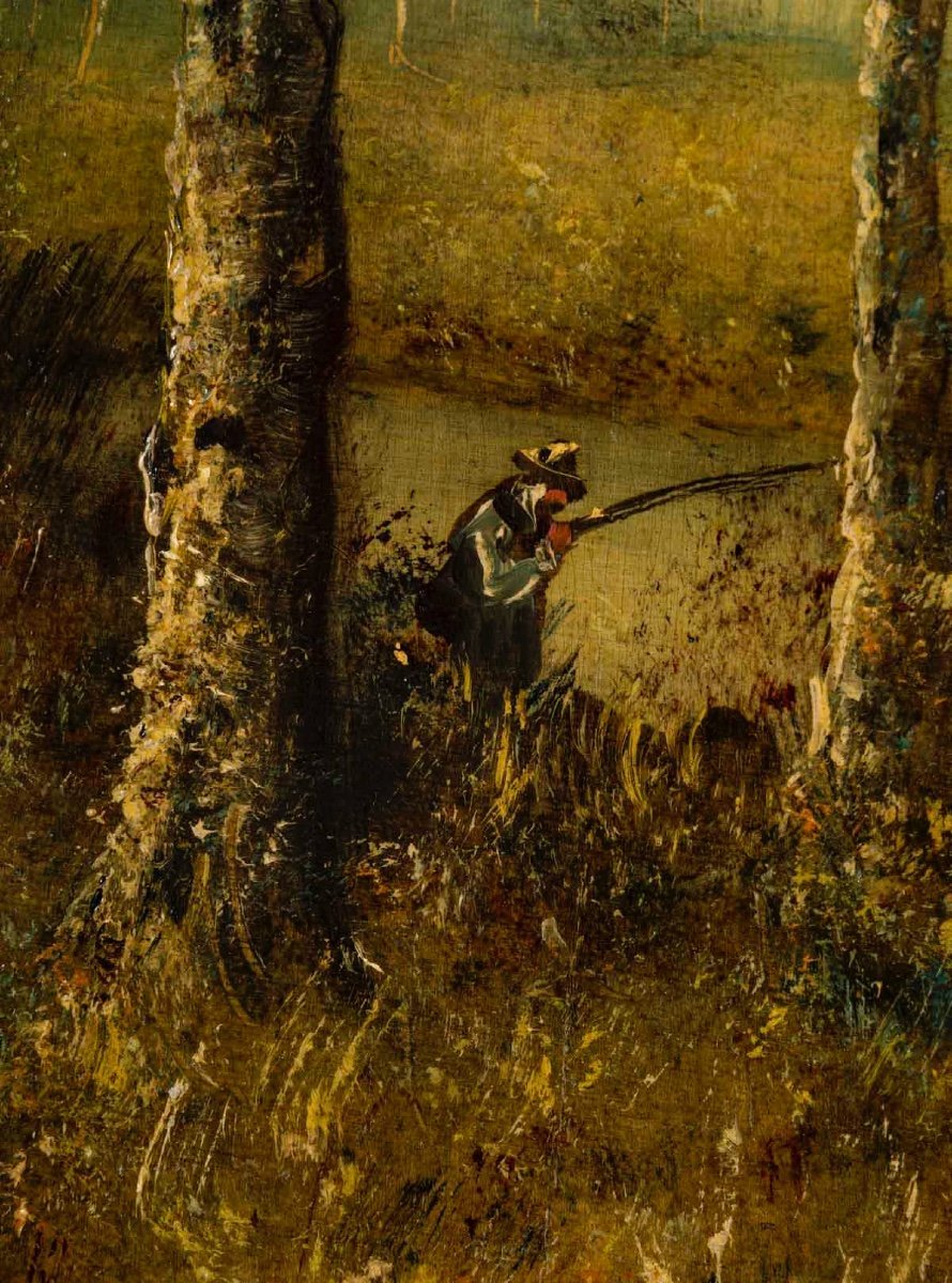 Une paire de tableaux sous-bois, fin du XIXe siècle — 10