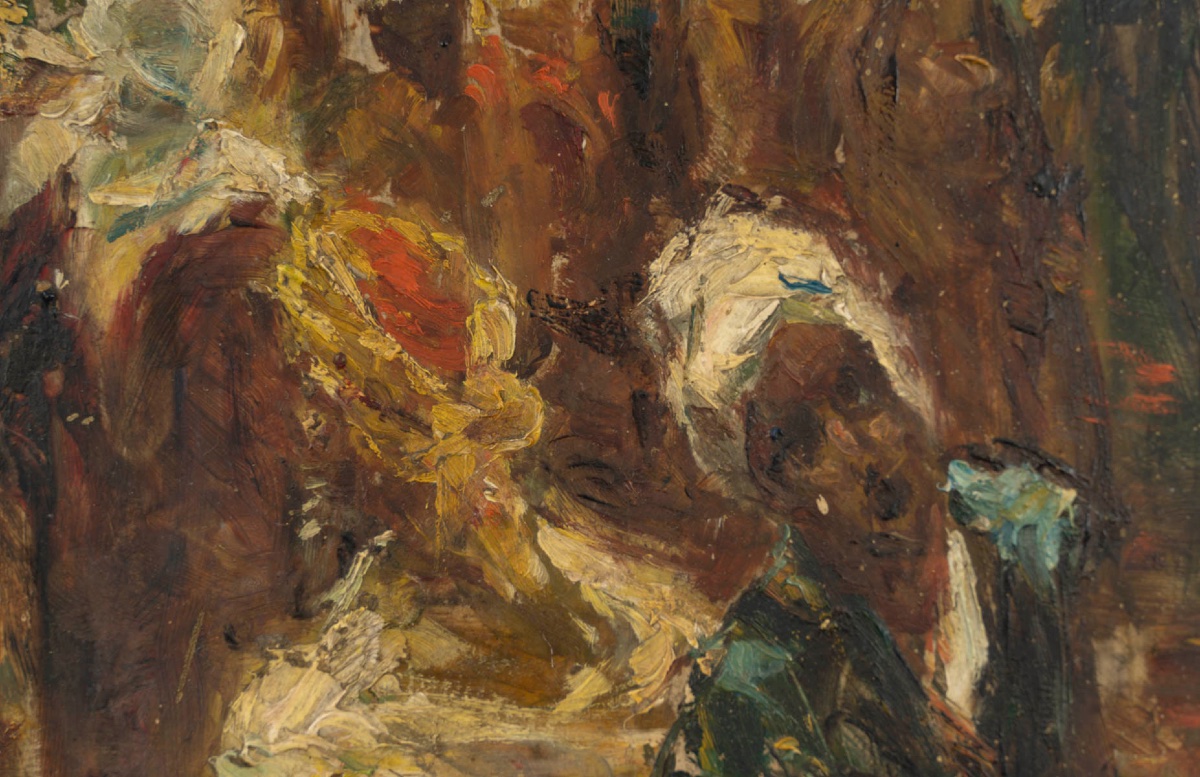Une peinture orientaliste HSP, fin du XIXe siècle — 11