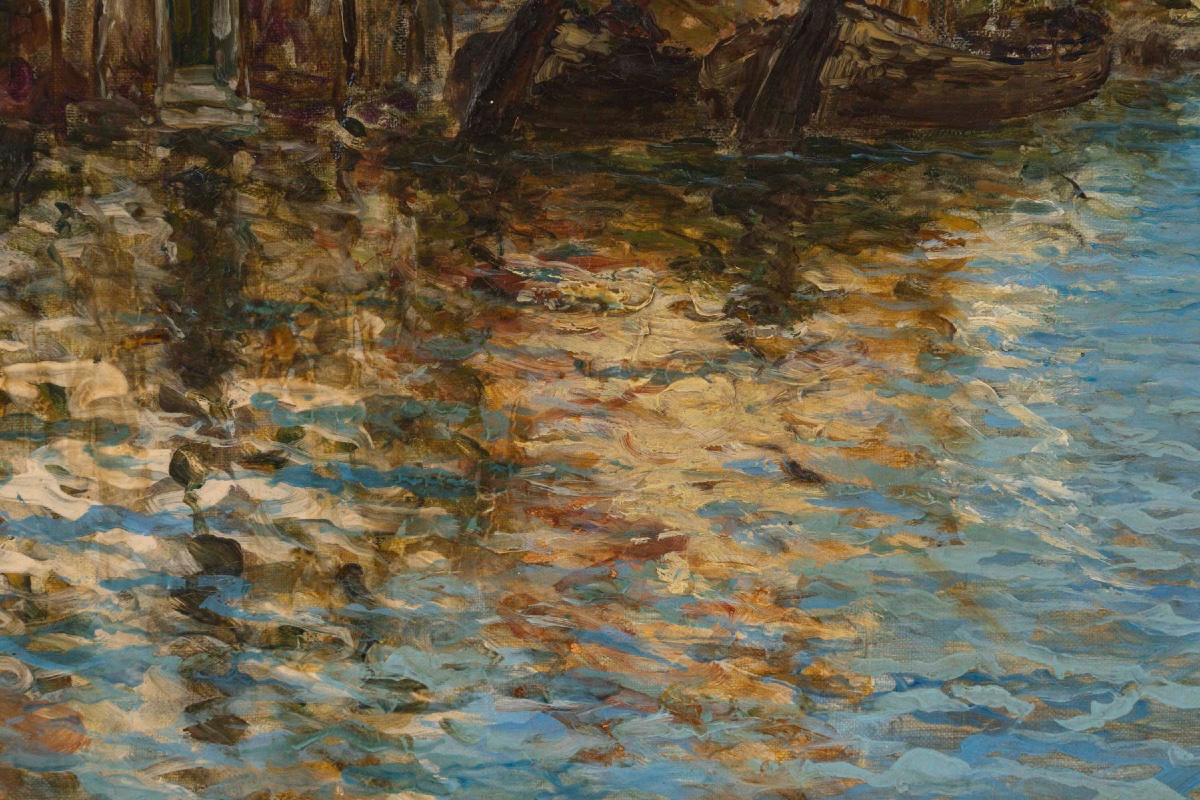 Vue de Venise – signée Cousin (peintre français), XIXe siècle — 6