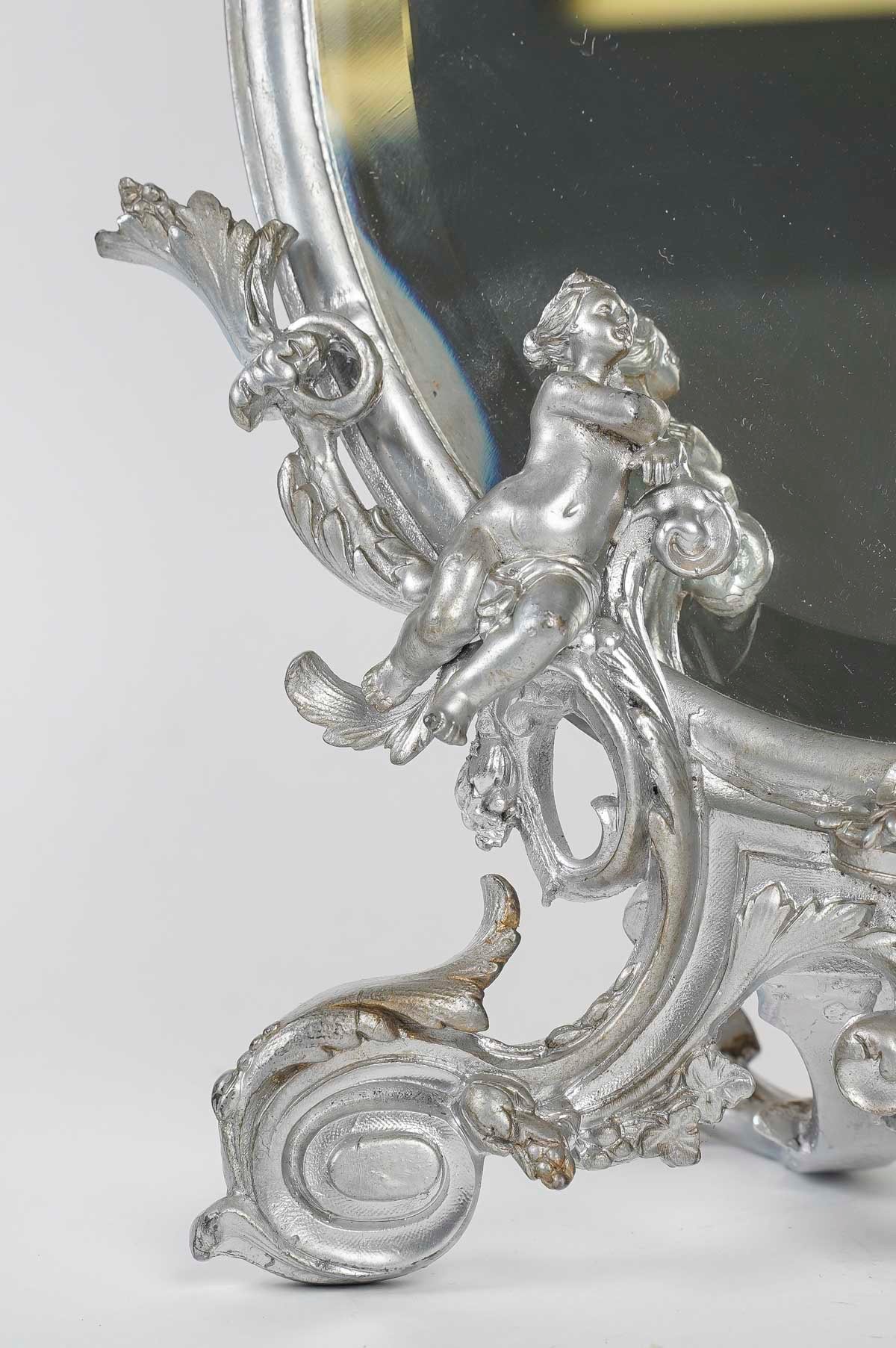 Une belle paire de miroirs de table fin du XIXe siècle — 7