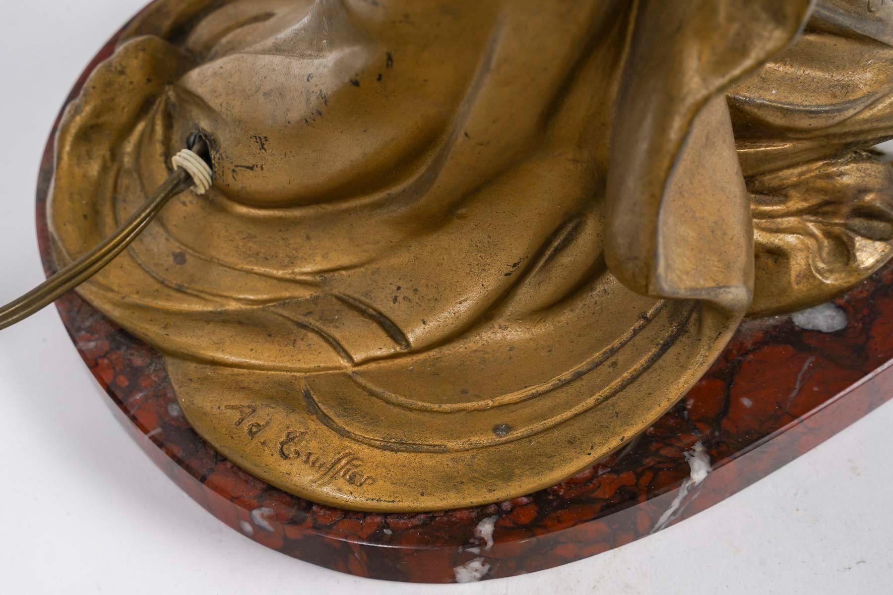 Une lampe sculpture Geisha 1900 — 9