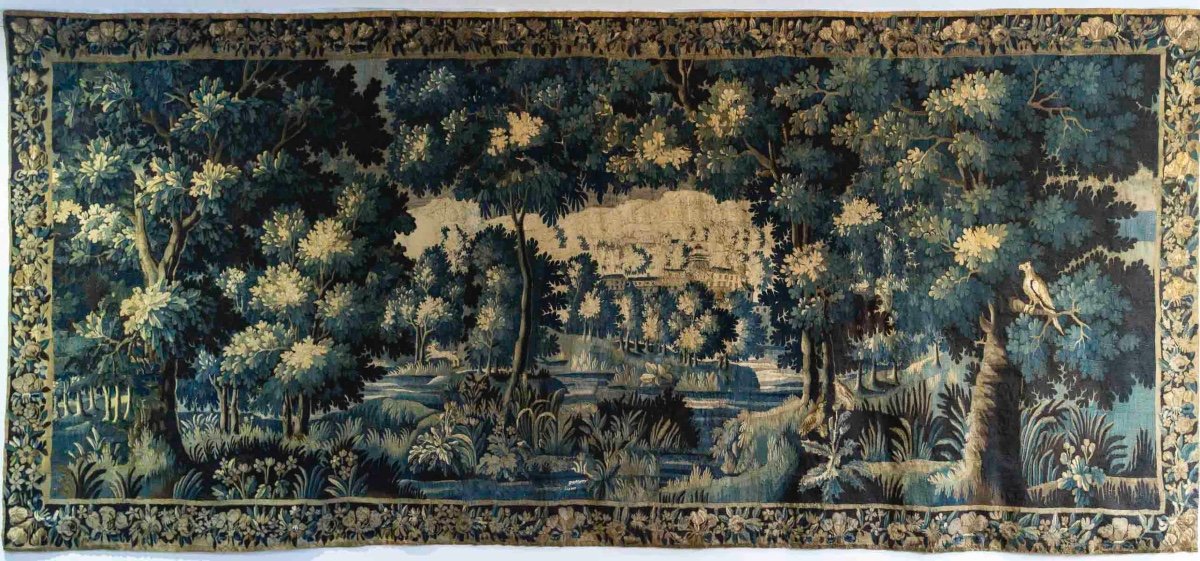 Une tapisserie de Verdure de Aubusson, début du XVIIIe siècle — 2