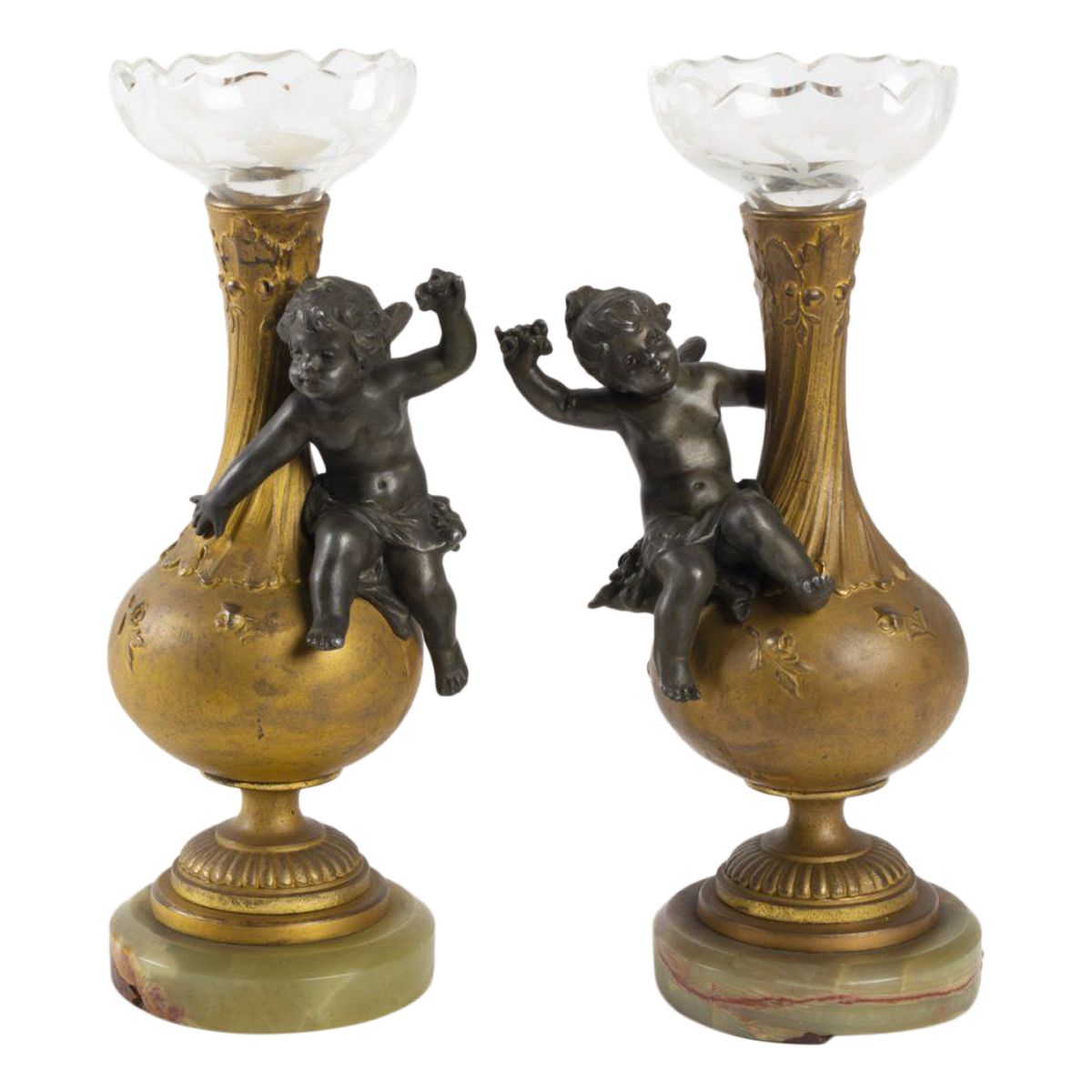 Paire de petits vases Soliflore Napoléon III — 2