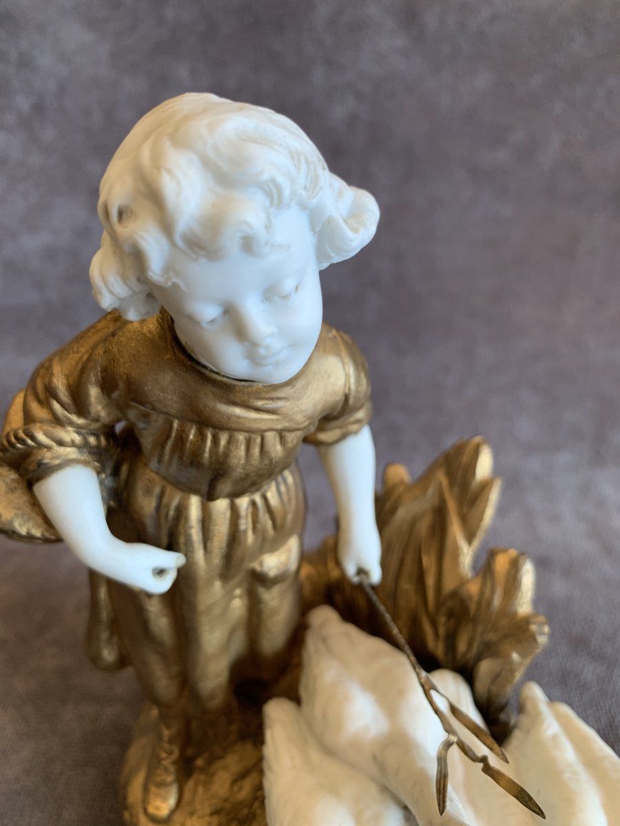 Figurine petite fille aux Oies — 10