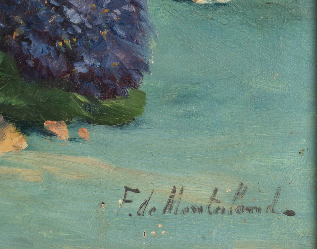Tableau de fleurs CAUCHOIS Eugène Henri, fin du XIXe siècle — 7