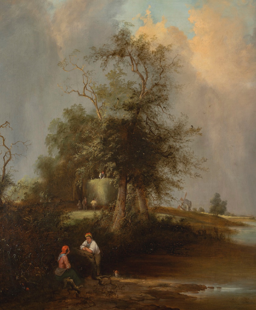École flamande une paire de tableaux huile sur toile, XIXe siècle — 3
