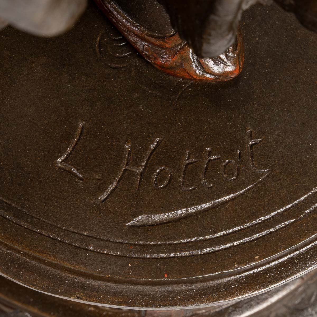Paire de sculptures Orientalistes signés Louis Hottot — 11