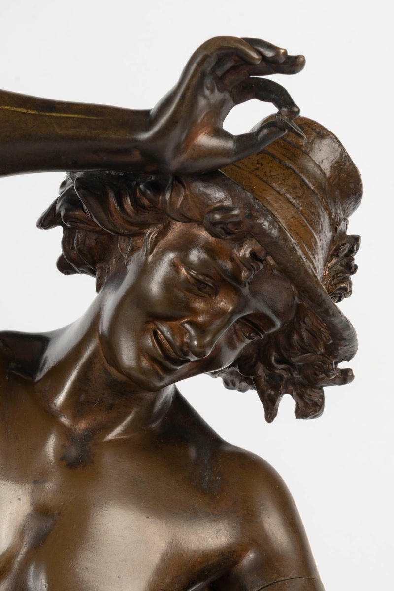 Bronze à patine brune, A. Carrier, fondeur V. Colin & Cie, Paris, fin du XIXe siècle — 10