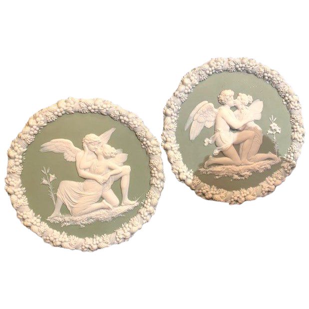 Paire de Plaques Wedgwood époque Napoléon III — 2
