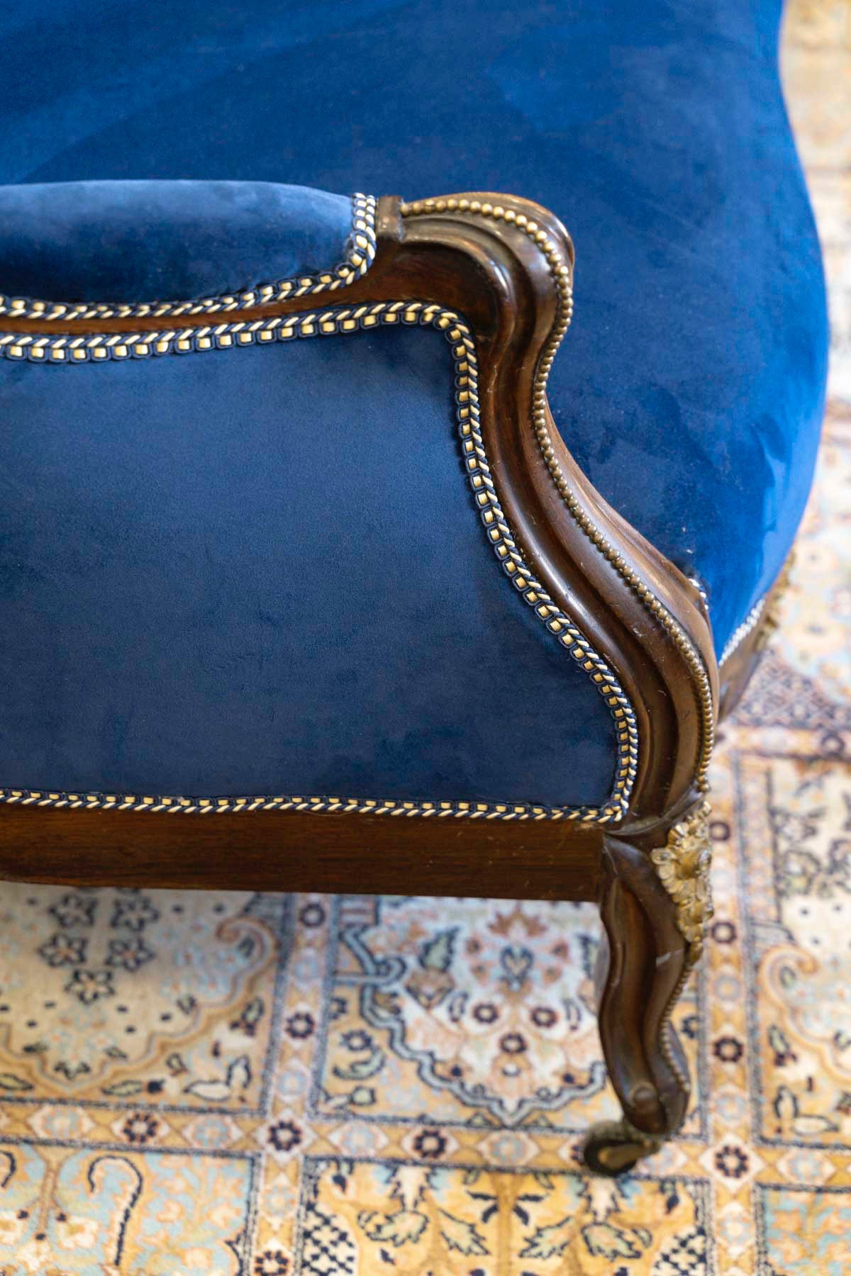 Mobilier de salon en acajou mouluré, époque Napoléon III — 24