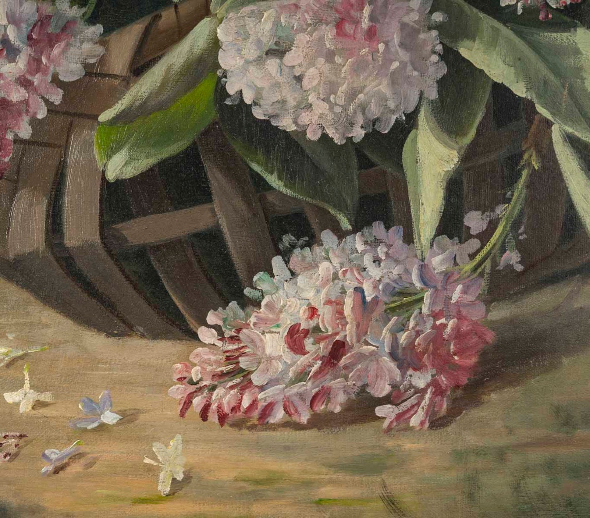 Un tableau de fleurs, Hortensia - SAVAROL fin du XIXe siècle — 8