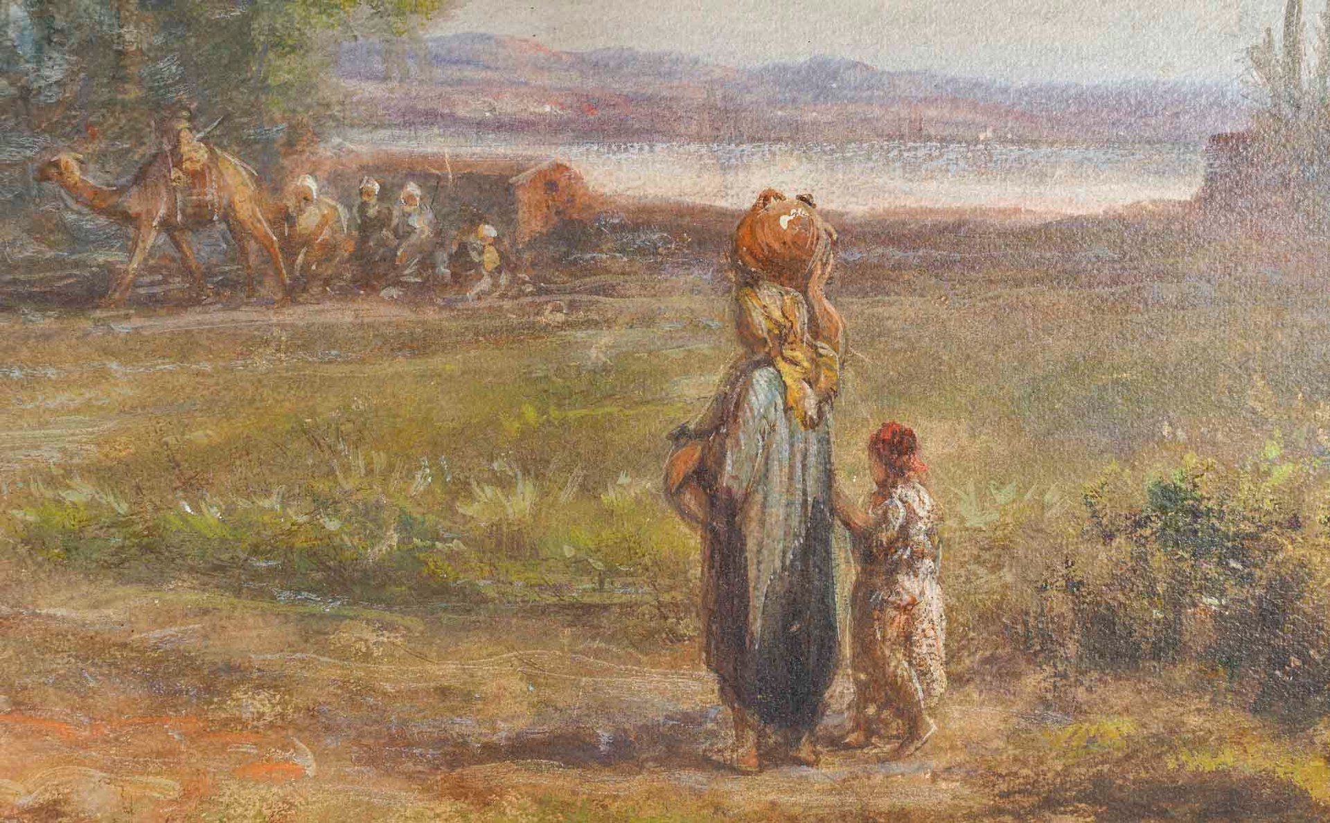 Un tableau Orientaliste P. Pascal fin du XIXe siècle — 6