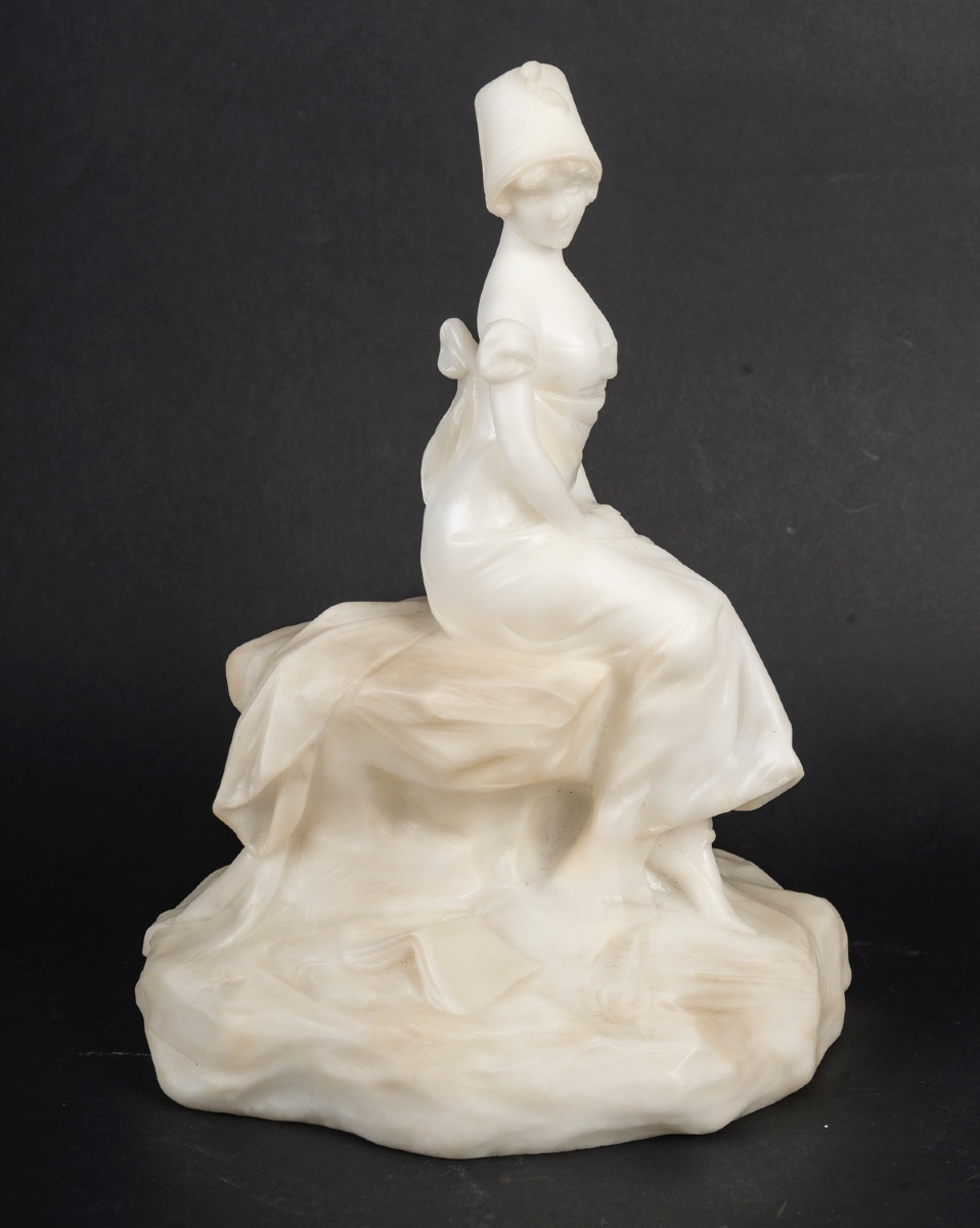 Une sculpture en albâtre, Georges Van Der Straeten, fin du XIXe siècle — 7