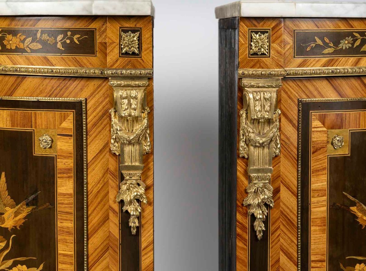 Une paire encoignures de style Napoléon III, fin du XIXe siècle — 8