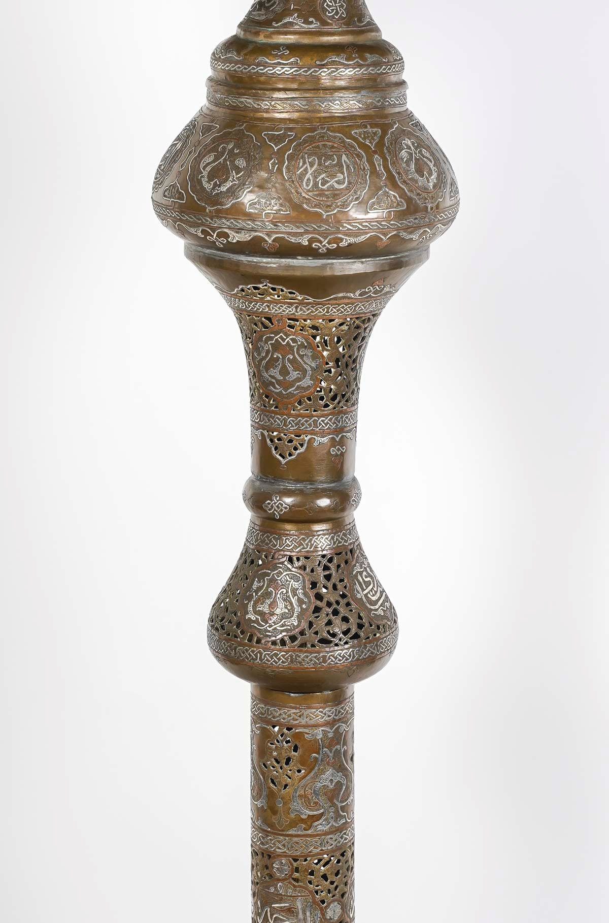 Lampadaire Syrienne en Métal Ajouré fin du XIXe siècle — 5