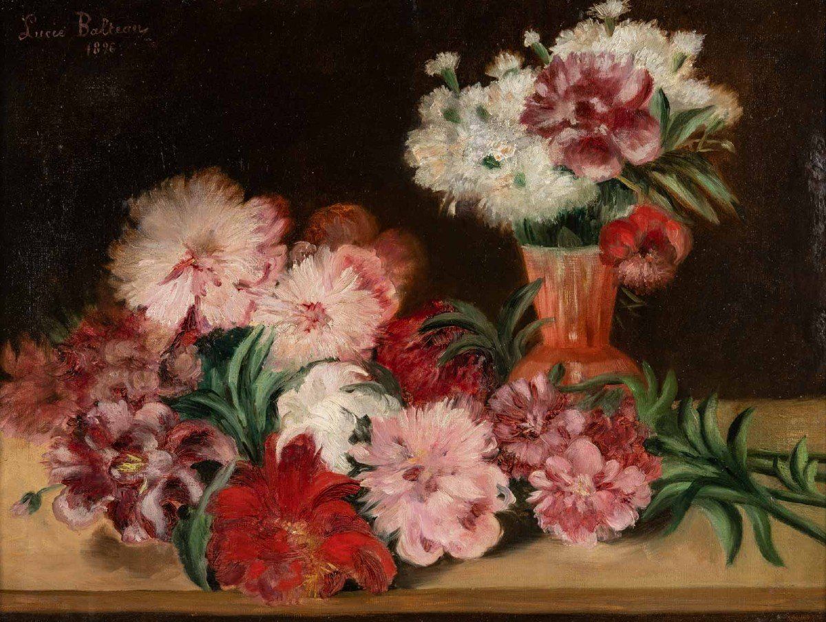 Paire de tableaux fleurs XIXéme siècle — 10