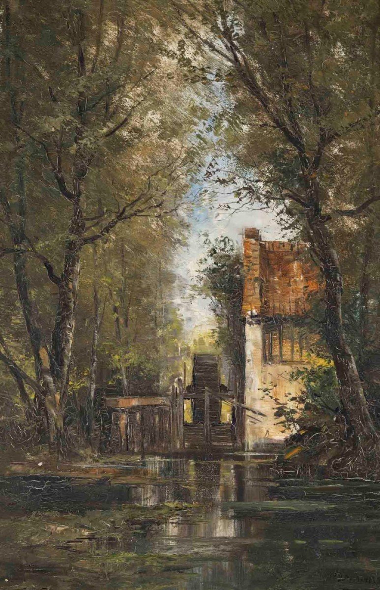 Une paire de tableaux sous-bois, fin du XIXe siècle — 3
