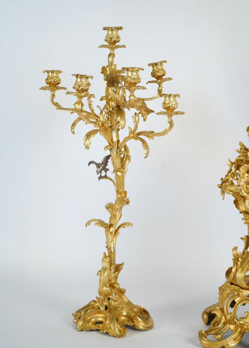 Garniture de Cheminée d'Après de la Fontaine — 5