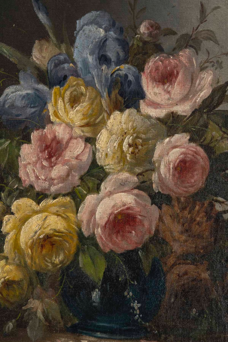 Paire de tableaux fleurs Surian — 6