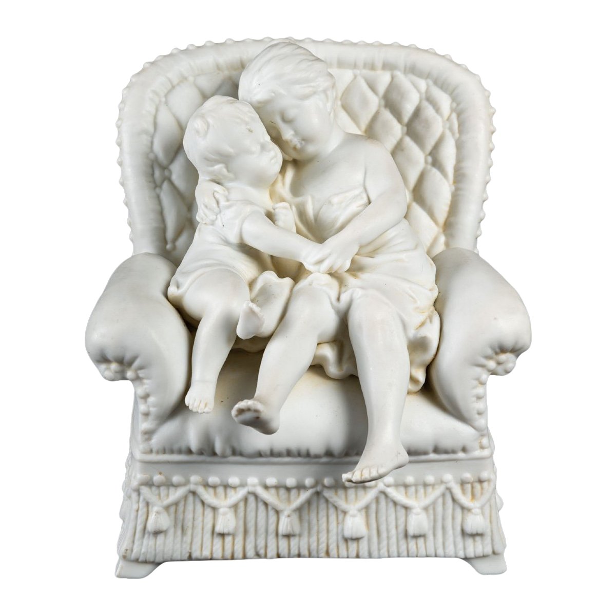 Miniature Nid en biscuit fin du XIXe siècle — 2