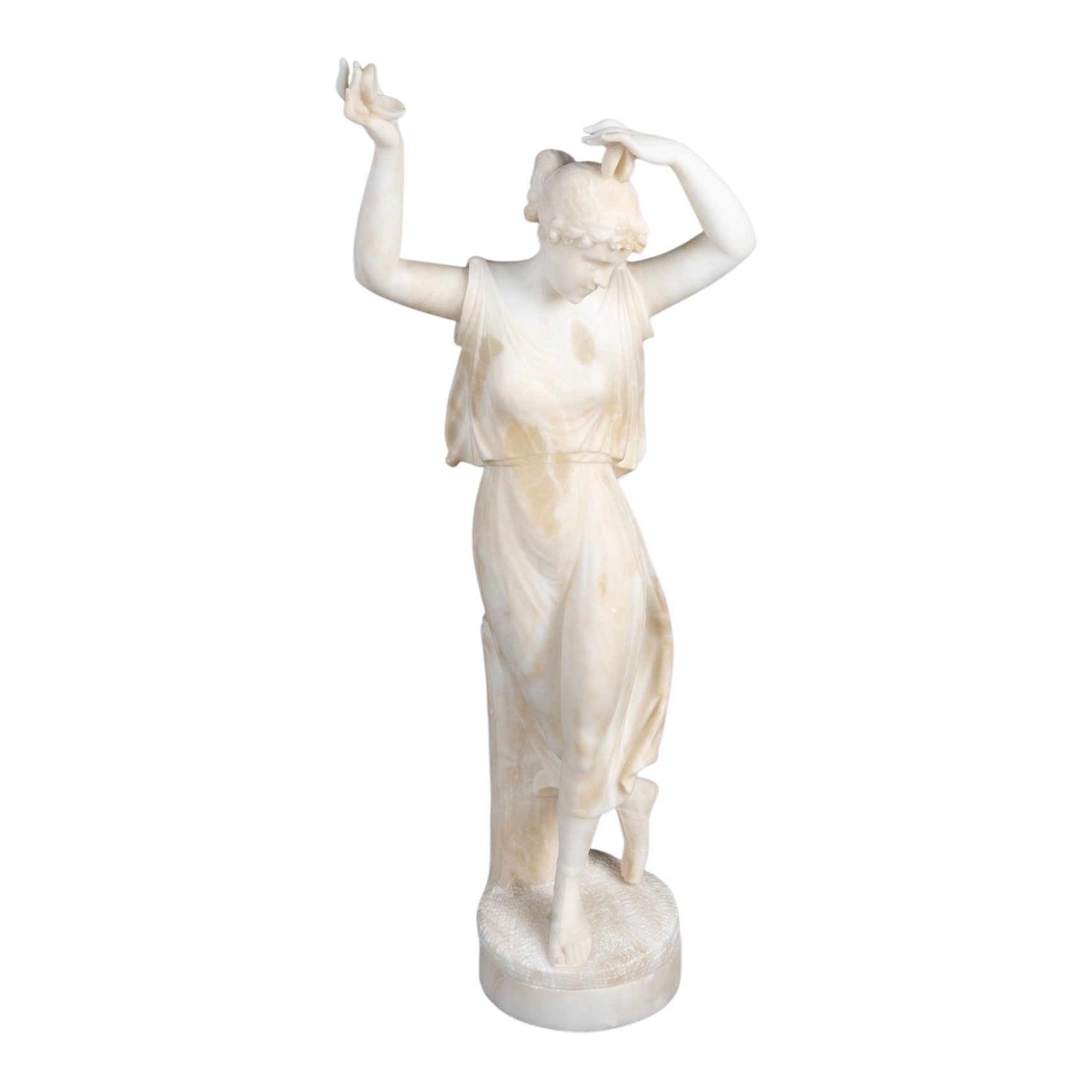 Une sculpture de femme en albâtre, fin du XIXe siècle — 2